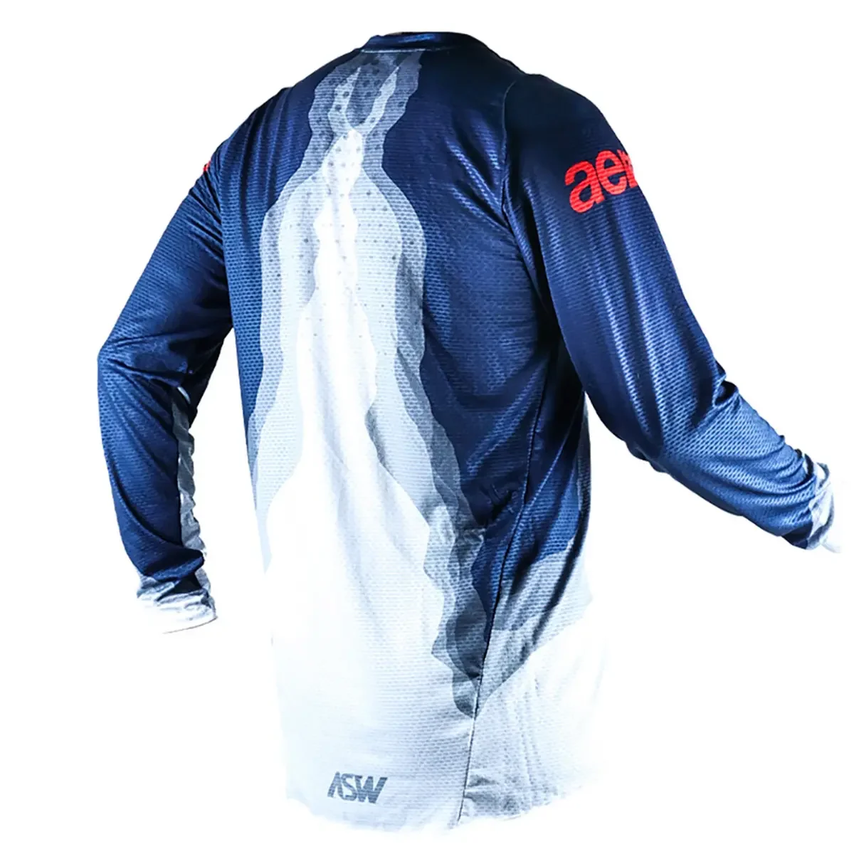 Camisa ASW Vented Diffuse 26 Marinho/Branco/Vermelho - Spinelli